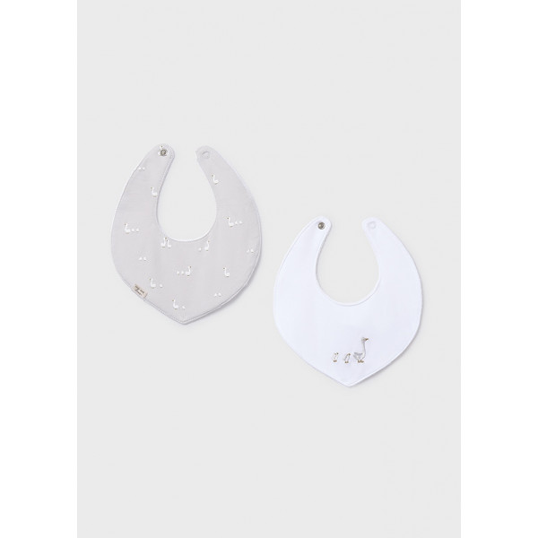 Mayoral Σετ 2 σαλιαρες ασημι 26-09073-033 9073