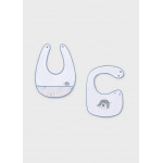 Mayoral Σετ 2 σαλιαρες καφε ανοιχ 26-09074-040 9074