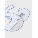 Mayoral Σετ 2 σαλιαρες καφε ανοιχ 26-09074-040 9074