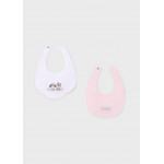 Mayoral Σετ 2 σαλιαρες ροζ μπεμπε 26-09077-044 9077