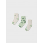 Mayoral Σετ 3 καλτσακια σχεδια πρασινο 26-10137-087 10137