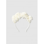 Mayoral Στεκα λουλουδια τουλι εκρου 26-10154-064 10154