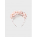 Mayoral Στεκα λουλουδια τουλι ροζ απαλο 26-10154-065 10154