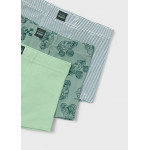 Mayoral Σετ 3 μποξερς πρασινο 26-10171-011 10171