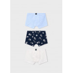Mayoral Σετ 3 μποξερς ναυτ.μπλε 26-10171-014 10171