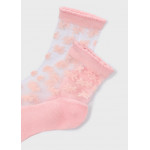 Mayoral Καλτσακι λουλουδια ροζ απαλο 26-10186-021 10186