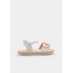 Mayoral Σανδαλια γιουτα λουλουδι λευκο 26-43753-063 43753