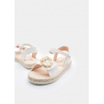 Mayoral Σανδαλια γιουτα λουλουδι λευκο 26-43753-063 43753