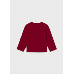 Mayoral T-Shirt μακρυμανικο basic κοκκινο 16-00116-046 116
