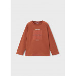 Mayoral T-Shirt μακρυμανικο basic κεραμιδι 16-00173-088 173