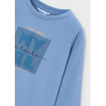 Mayoral T-Shirt μακρυμανικο basic μπλε μελαν 16-00173-091 173