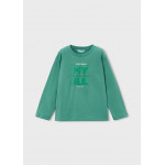 Mayoral T-Shirt μακρυμανικο basic λαχανι 16-00173-093 173
