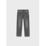 Mayoral Παντελονι τζιν slim fit βασικ γκρι σκουρ 16-00504-063 504