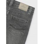 Mayoral Παντελονι τζιν slim fit βασικ γκρι σκουρ 16-00504-063 504