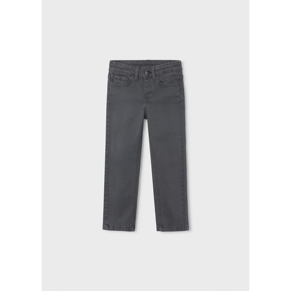 Mayoral Παντελονι 5τσεπο slim fit βασ μαυροπινακ 16-00517-043 517