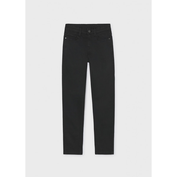Mayoral Παντελονι 5τσεπο slim fit βασ μαυρο 16-00582-041 582