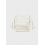 Mayoral T-Shirt μακ/κο απλικε κεντημα καφε ανοιχ 16-02005-070 2005