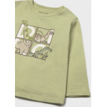 Mayoral T-Shirt μακρ/κο δεινοσαυροι χακι 16-02006-074 2006