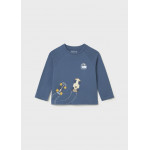 Mayoral T-Shirt μακρ/νικο αυτοκινητακ μπλε 16-02007-079 2007