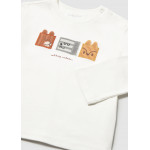 Mayoral T-Shirt μακρ/κο προσωπα κρεμ 16-02009-086 2009