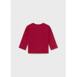 Mayoral T-Shirt μακρυμανικο κεντηματα κοκκινο 16-02018-050 2018