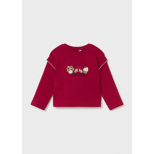Mayoral T-Shirt μακρυμανικο κοκκινο 16-02088-015 2088