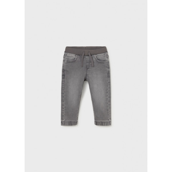 Mayoral Παντελονι soft denim jogger γκρι μεσαι 16-02543-067 2543