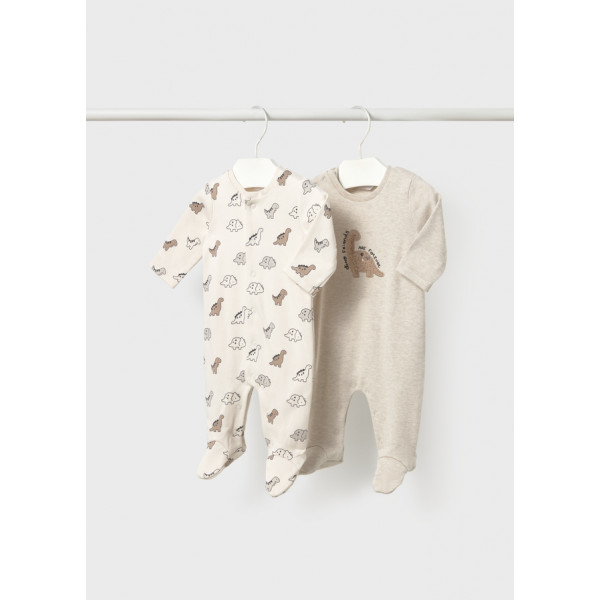 Mayoral Σετ 2 φορμακια ινερλοκ μπεζ σκουρ 16-02767-089 2767