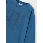 Mayoral T-Shirt μακρ/κο αναγλυφη πλισ παγωμενο 16-04004-076 4004