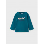 Mayoral T-Shirt μακρ/κο for everyone μπλε σκουρ 16-04025-070 4025