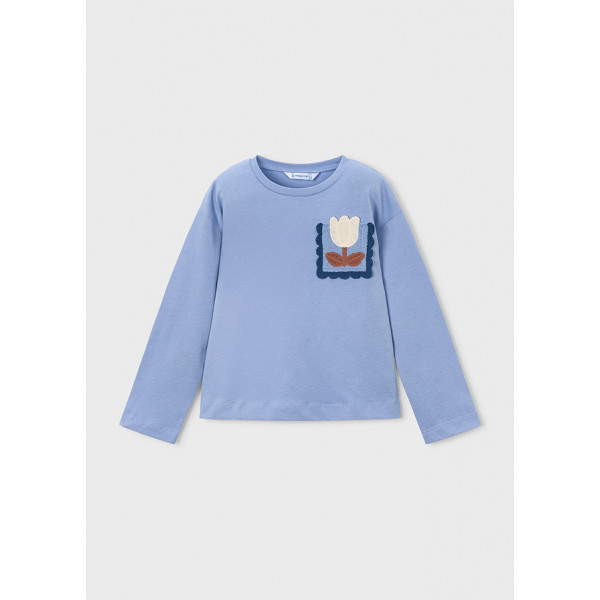 Mayoral T-Shirt μακρυμανικο σιελ 16-04029-083 4029