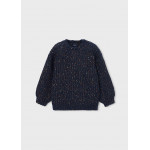 Mayoral Ζερσευ πλεξη tweed μπλε σκουρ 16-04309-007 4309