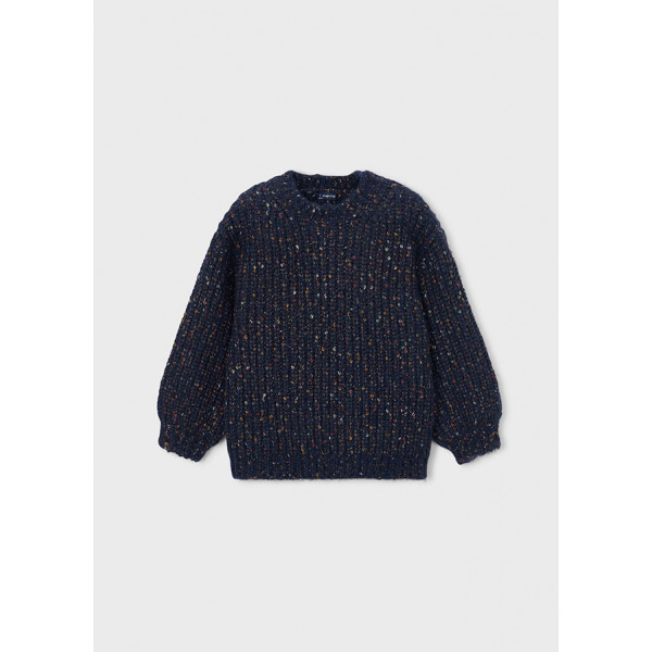 Mayoral Ζερσευ πλεξη tweed μπλε σκουρ 16-04309-007 4309