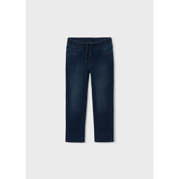 Mayoral Παντελονι soft denim jogger μαυρο μπλε 16-04503-031 4503