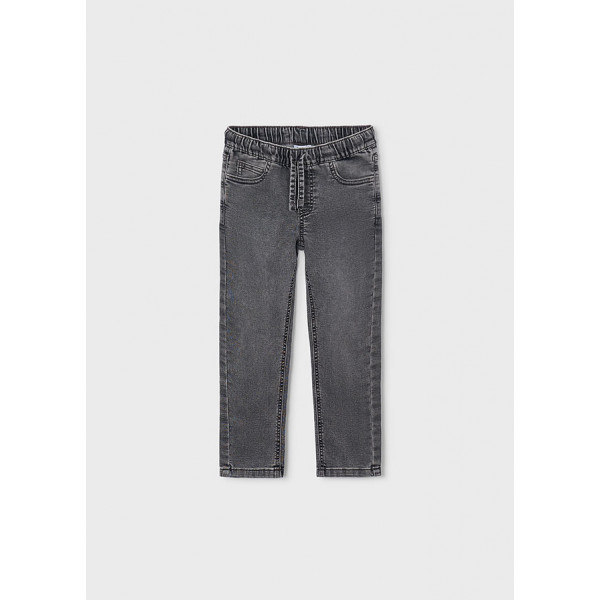 Mayoral Παντελονι soft denim jogger γκρι μεσαι 16-04503-032 4503