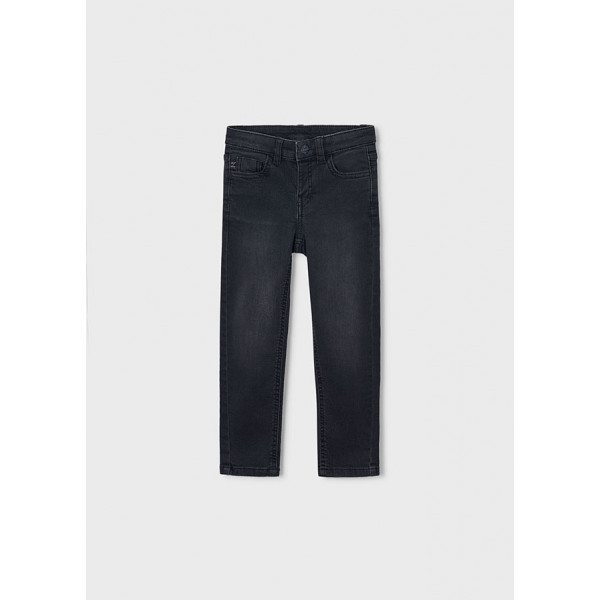 Mayoral Παντελονι soft denim 5τσεπο μαυρο 16-04516-067 4516