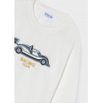 Mayoral Φορμα μπλουζα "racing team" κρεμ 16-04810-036 4810
