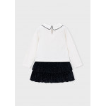 Mayoral Σετ φουστα βελουτε strass μαυρο 16-04936-010 4936