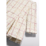 Abel and Lula Φορεμα tweed καρο μπεζ 16-05515-009 5515