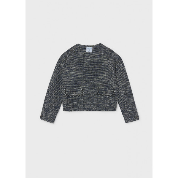 Mayoral Σακακι μακο tweed μπλε 16-07433-059 7433