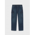 Mayoral Παντελονι soft denim jogger τζιν σκουρ 16-07506-089 7506