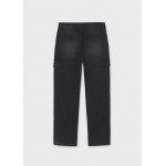 Mayoral Παντελονι soft denim jogger μαυρο 16-07506-090 7506