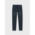 Mayoral Παντελονι soft denim 5τσεπο μαυρο μπλε 16-07509-084 7509