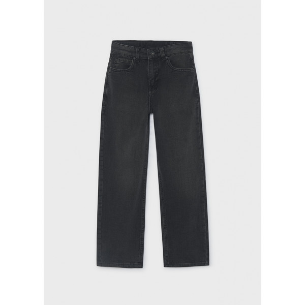 Mayoral Παντελονι τζιν wide fit μαυρο 16-07515-044 7515