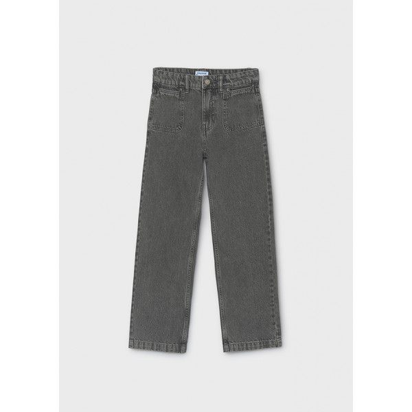 Mayoral Παντελονι τζιν relaxed-fit γκρι 16-07523-092 7523