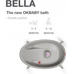 Ok Baby Βρεφική Μπανιέρα Bella με Βάση Γκρι 39251300