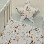 Baby Oliver Σεντόνια Κούνιας Σετ 3τεμ 110x170 με λάστιχο 46-6706/424
