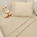 Baby Oliver Σετ 2 Σεντόνια Λίκνου με φάσα Πικέ 75x110cm 46-6704/454
