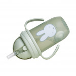 Miffy Παγούρι με Χερούλια και Καλαμάκι 260ml Miffy Green KOKO 69-24692
