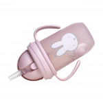 Miffy Παγούρι με Χερούλια και Καλαμάκι 260ml Miffy Pink KOKO 69-24695